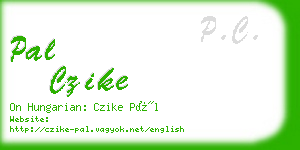 pal czike business card